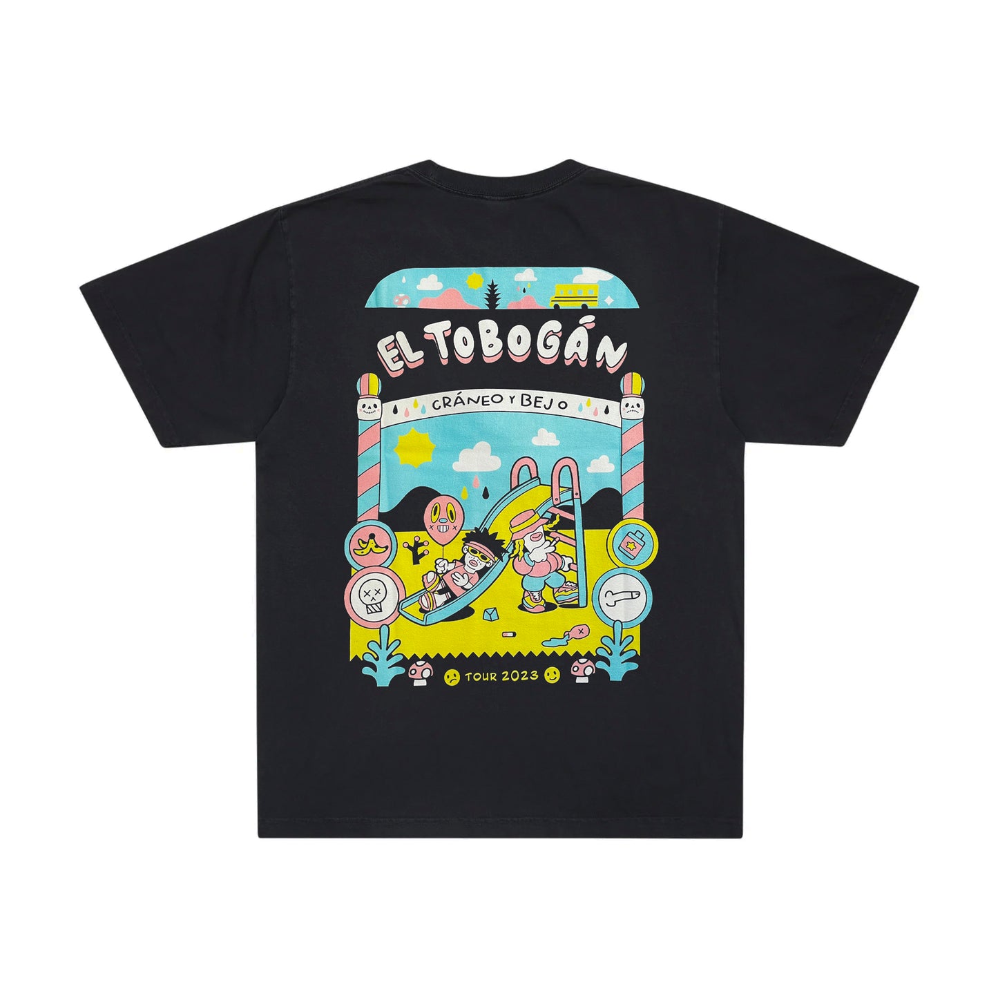 El Tobogán Camiseta Negra