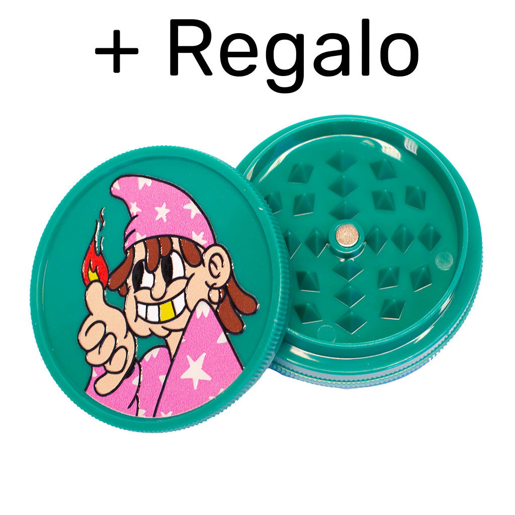 Cráneo Wizard Pack Fuego Rosa + Grinder de Regalo