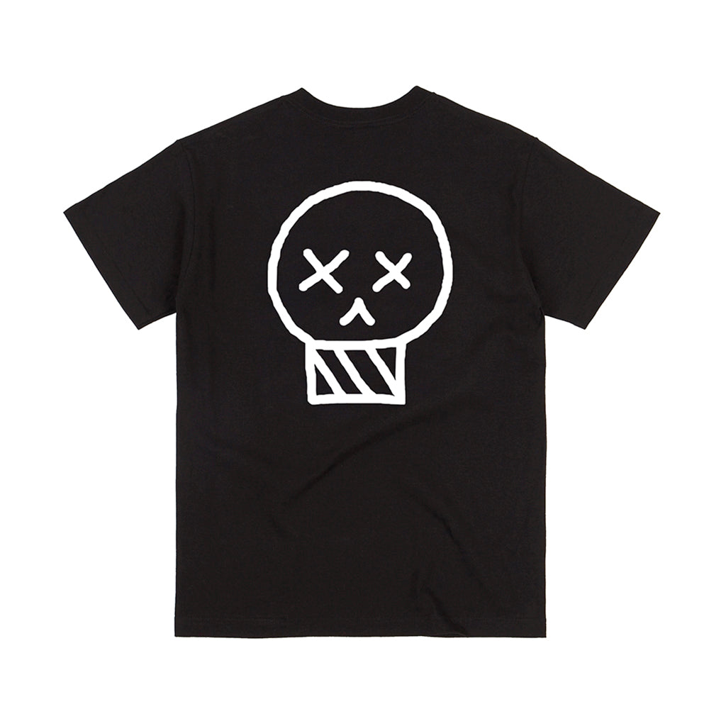 Cráneo Camiseta Negra