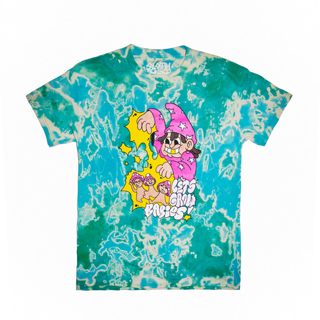 Cráneo Wizard Camiseta Bleached